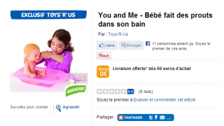 You&Me Bébé Prouts dans le bain