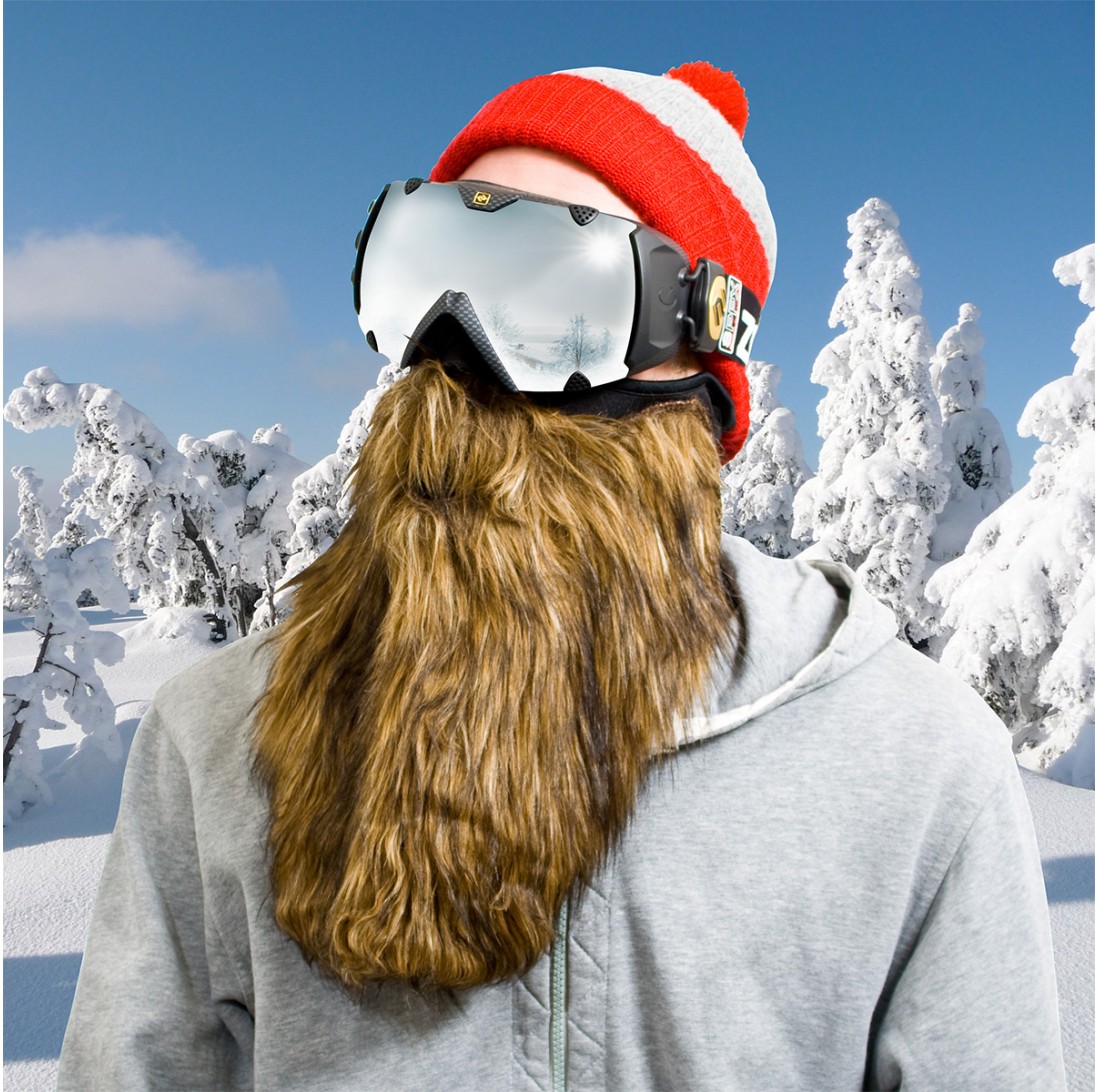 masque de ski à barbe