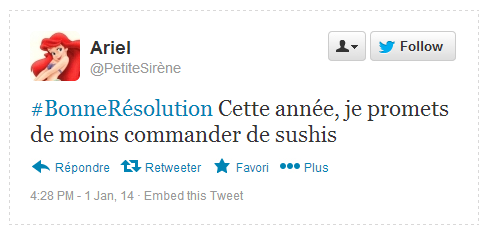 Tweet Résolution Ariel