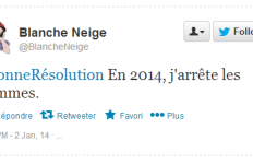 Tweet Résolution Blanche Neige