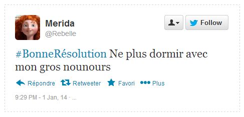 Tweet Résolution Merida