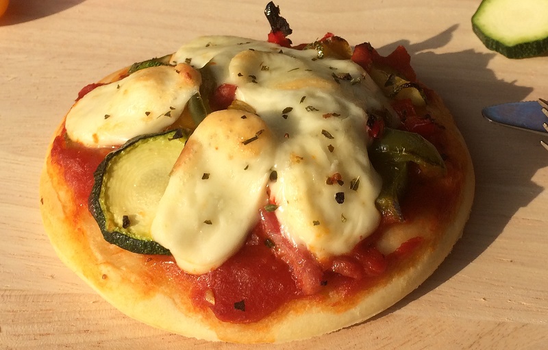 Pizza babybel légumes