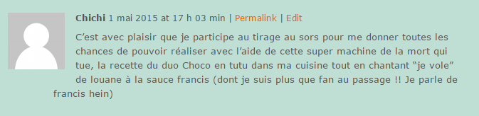 Commentaire Yaourtière