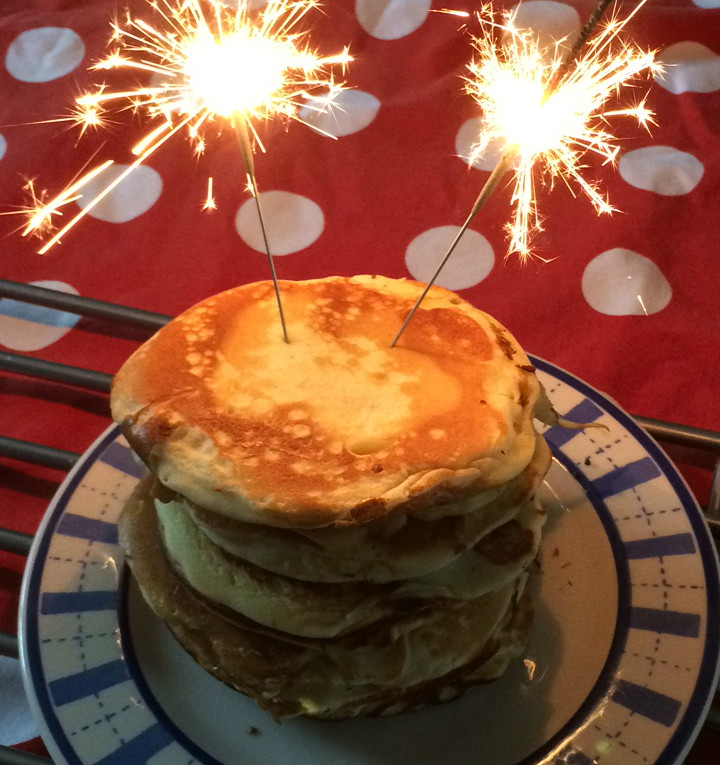 Pancakes d'anniversaire