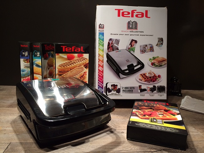 Coffret grill panini pour gaufrier Tefal snack collection XA800312