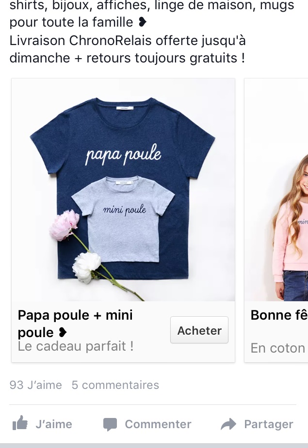 papa poule t shirt