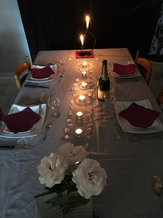 Table anniversaire de mariage