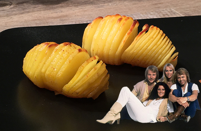 Hasselbackspotatis abba