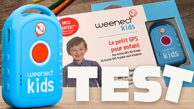 Weenect Kids, le traceur GPS connecté pour suivre son enfant dès la rentrée  - Les Numériques