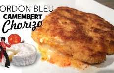 Cordon bleu camembert chorizo UNE