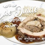 Recette : Rôti de dinde farce forestière (qui déglingue sa m...