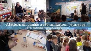 Ateliers auteur jeunesse dans les écoles